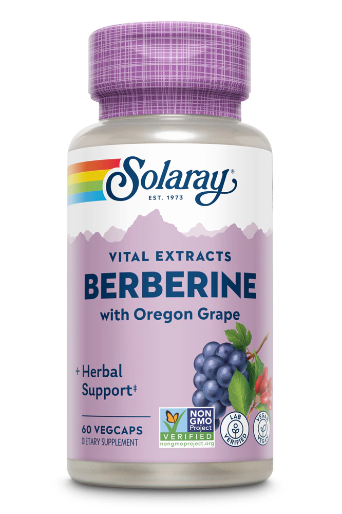 Solaray Vital Extracts Berberine with Oregon Grape -- 60 VegCaps
