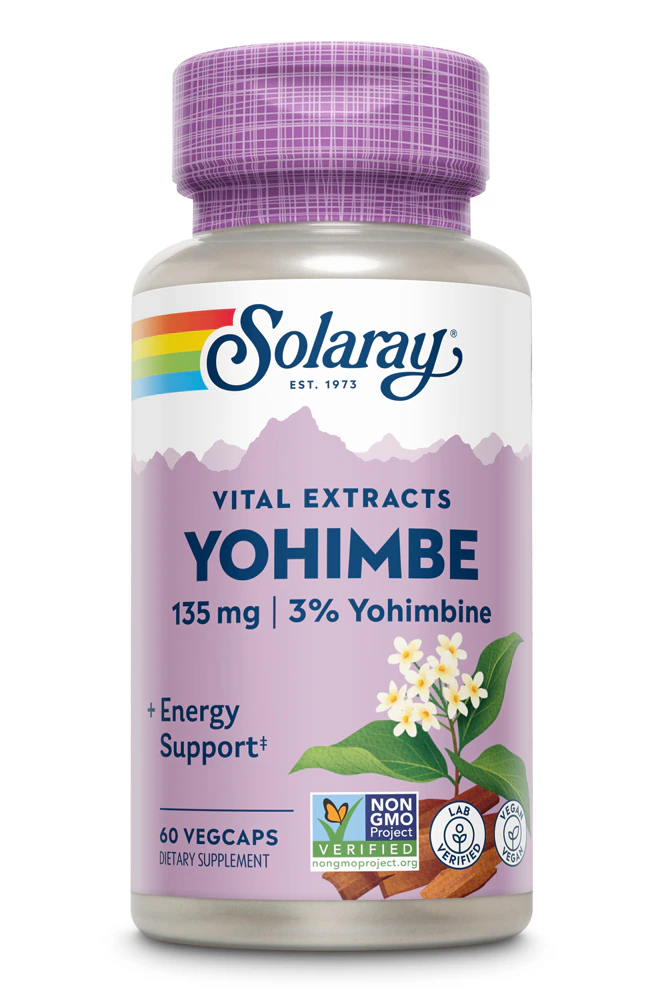 Solaray Yohimbe Extract -- 135 mg - 60 Vegetarian Capsules