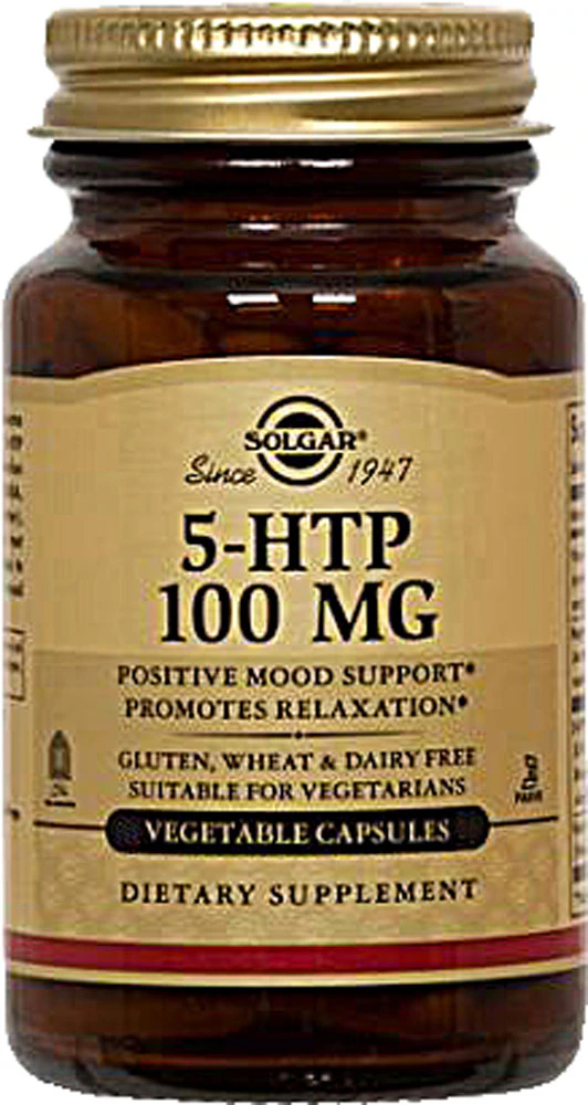 Solgar 5-HTP -- 100 mg - 90 Vegetable Capsules