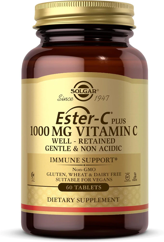 Solgar Ester-C Plus Vitamin C -- 1000 mg - 60 Tablets