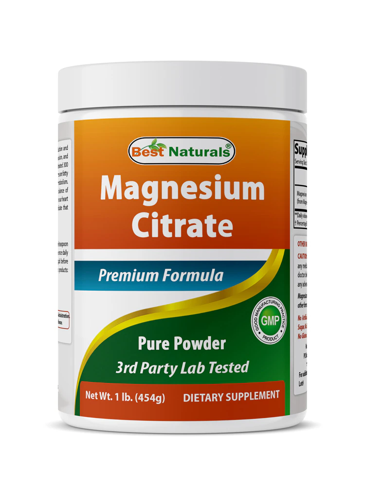 Best Naturals Magnesium Citrate Pure Powder -- 210 mg - 1 lb