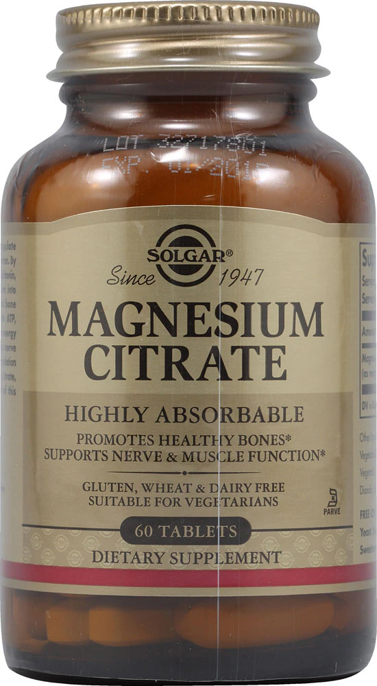 Solgar Magnesium Citrate -- 400 mg - 60 Tablets