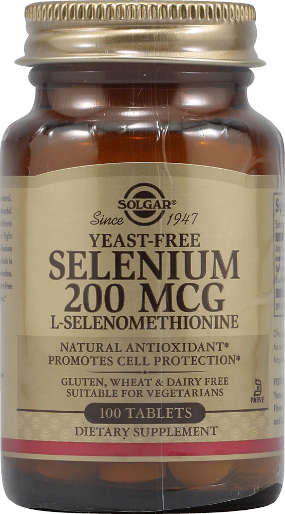 Solgar Selenium Yeast Free -- 200 mcg - 100 Tablets
