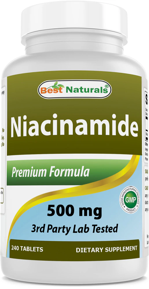 Best Naturals Niacinamide -- 500 mg - 240 Tablets