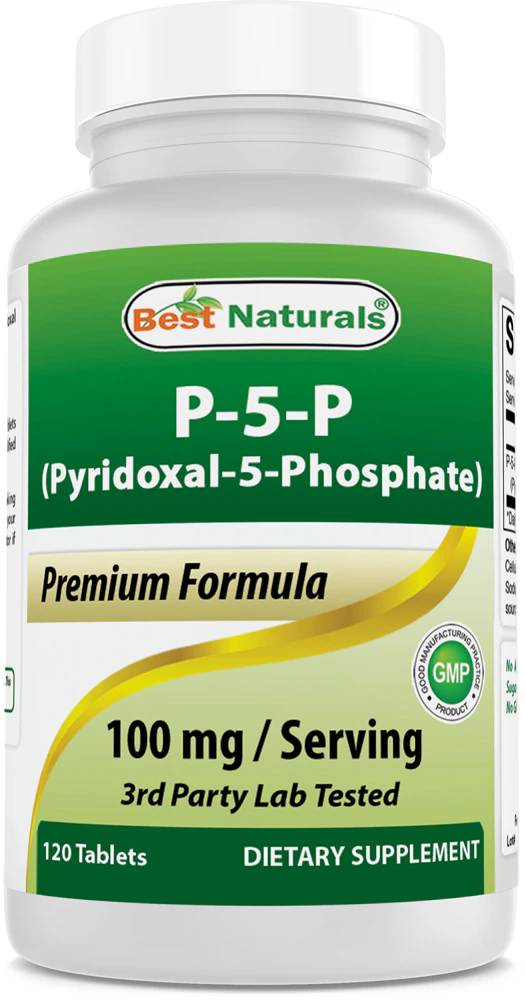 Best Naturals P-5-P Pyridoxal-5-Phosphate -- 100 mg - 120 Tablets