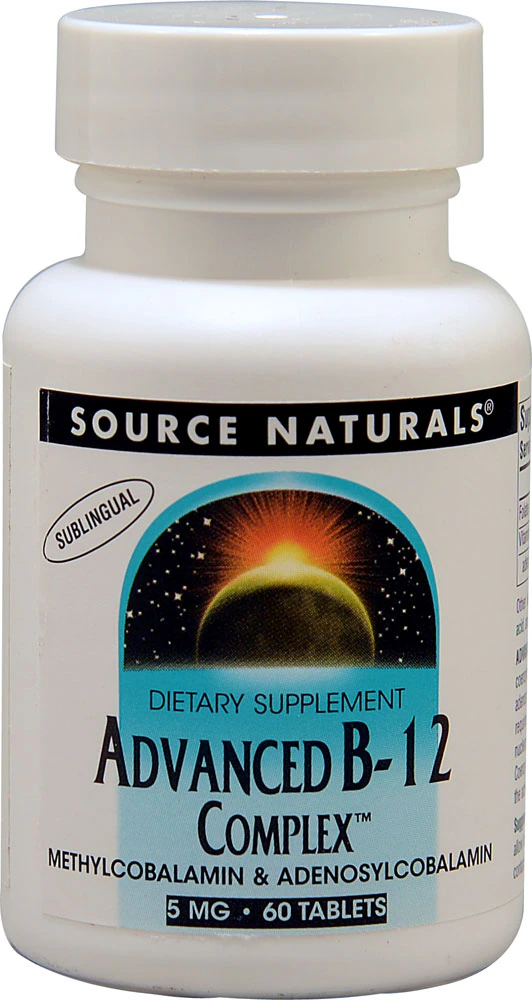 Source Naturals Advanced B-12 Complex? -- 5 mg - 60 Tablets