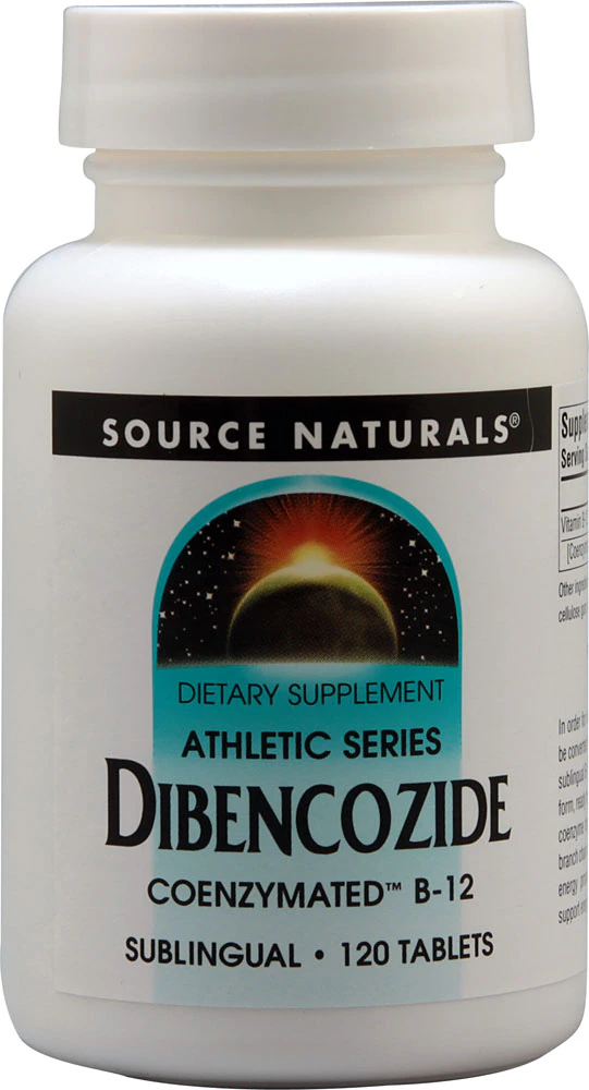 Source Naturals Athletic Series Dibencozide Coenzymated B-12 -- 120 Sublingual Tablets