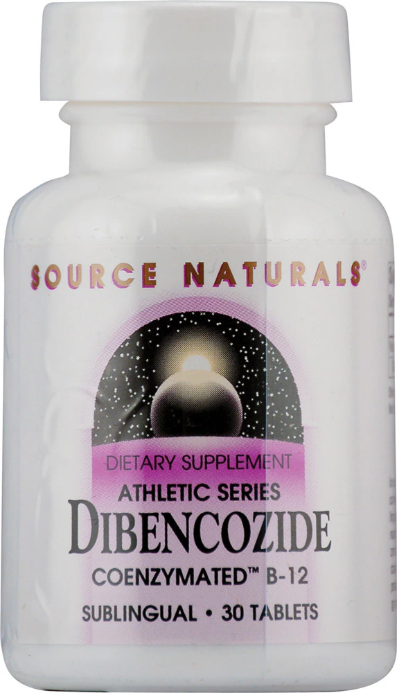 Source Naturals Athletic Series Dibencozide Coenzymated B-12 -- 30 Sublingual Tablets