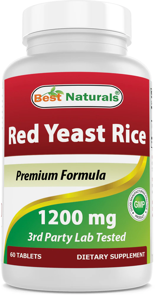 Best Naturals Red Yeast Rice -- 1200 mg - 60 Tablets
