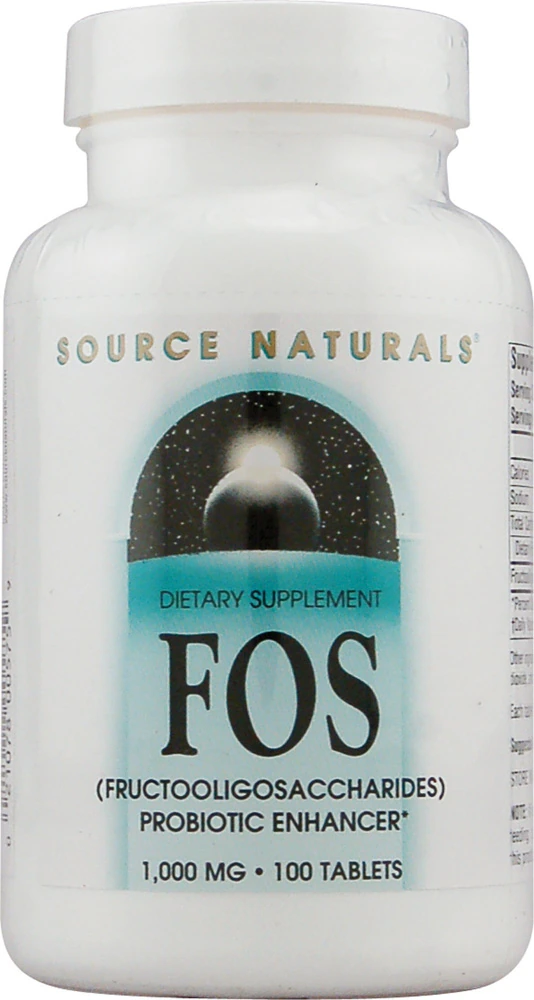 Source Naturals FOS -- 1000 mg - 100 Tablets
