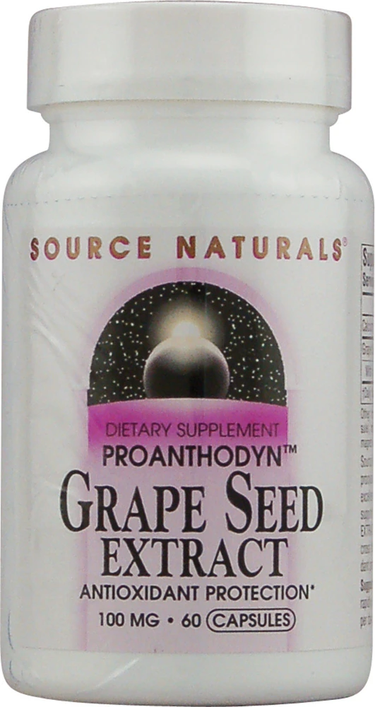 Source Naturals Grape Seed Extract -- 100 mg - 60 Capsules