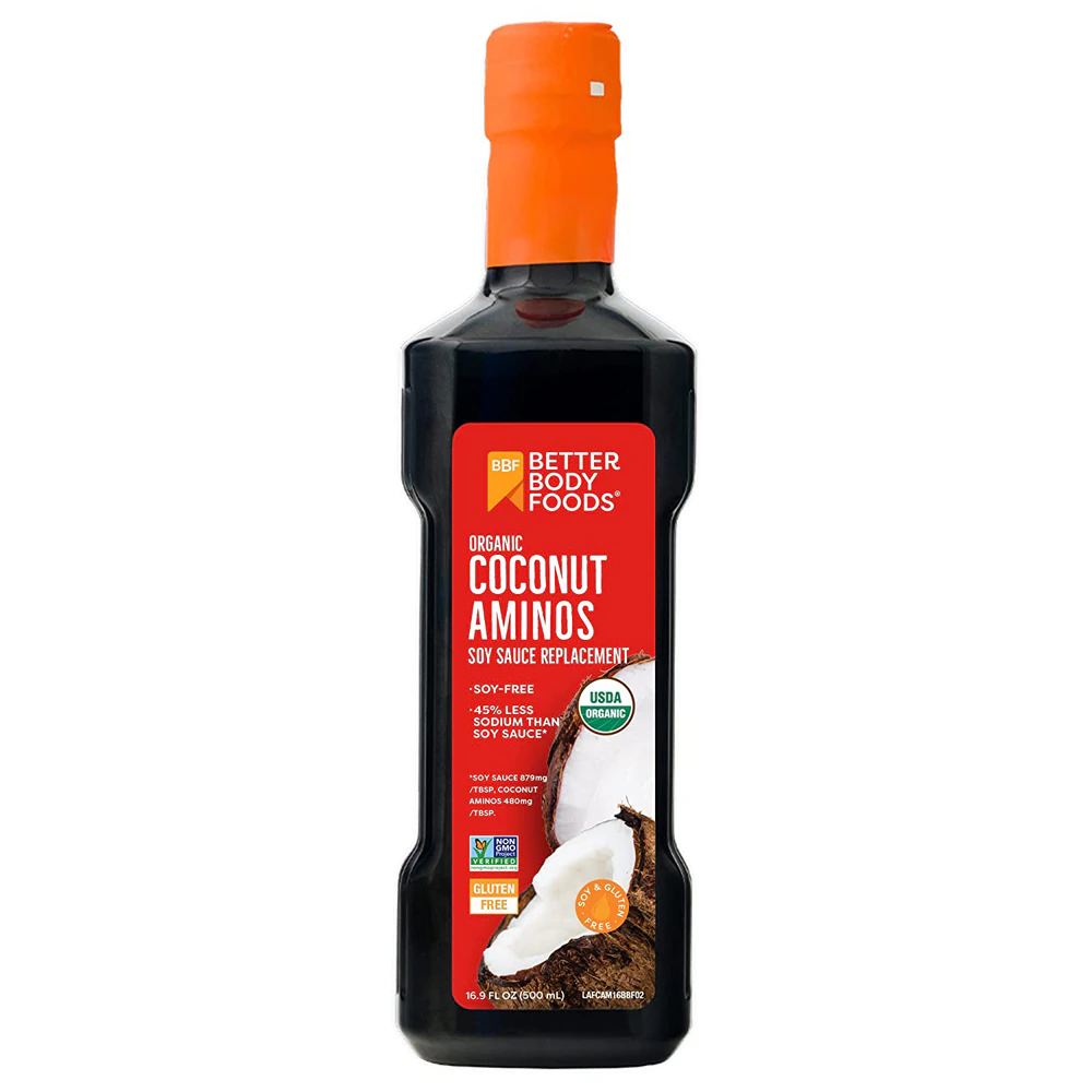 Better Body Foods Non-GMO Coconut Aminos Soy Sauce Replacement -- 16.9 fl oz