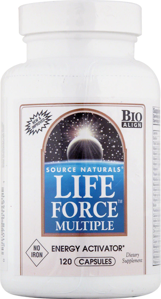 Source Naturals Life Force Multiple No Iron -- 120 Capsules