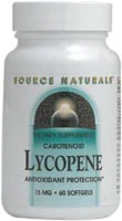 Source Naturals Lycopene -- 15 mg - 60 Softgels