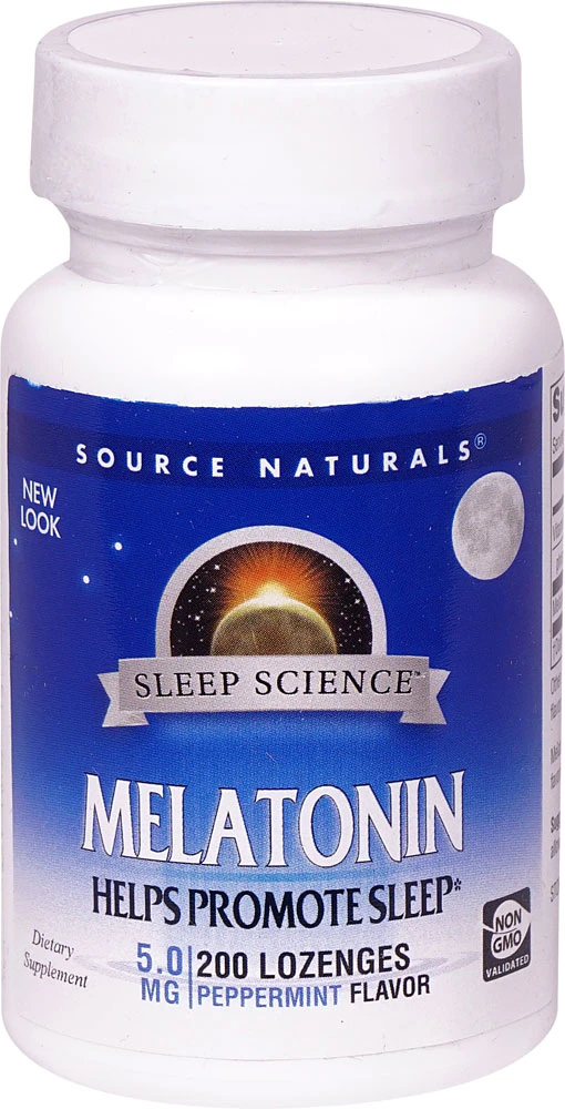 Source Naturals Melatonin Peppermint -- 200 Lozenges