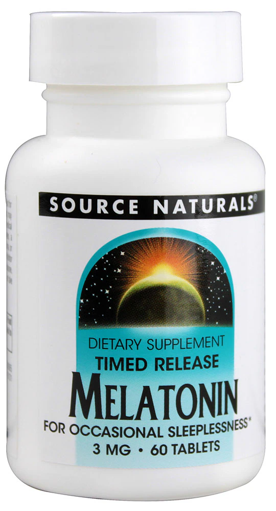Source Naturals Melatonin Timed Release -- 3 mg - 60 Tablets