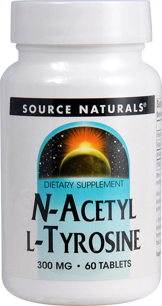 Source Naturals N-Acetyl L-Tyrosine -- 300 mg - 60 Tablets