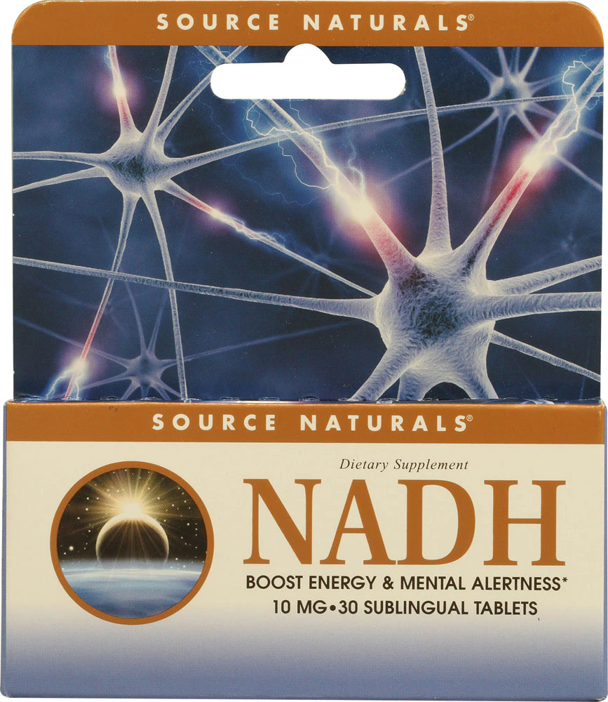 Source Naturals NADH Sublingual Peppermint -- 10 mg - 30 Tablets