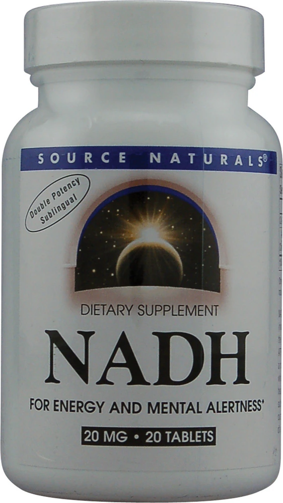 Source Naturals NADH Sublingual Peppermint -- 20 mg - 20 Tablets