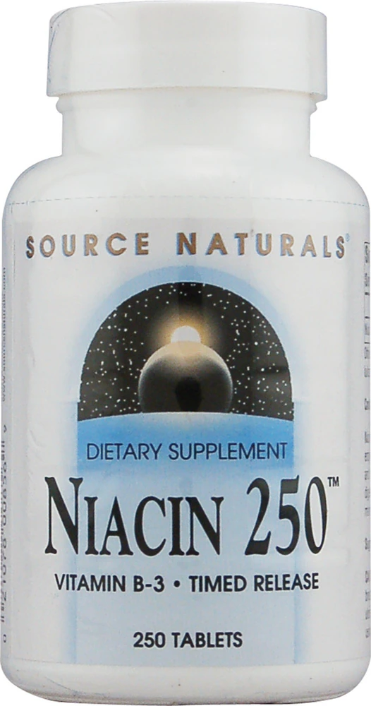 Source Naturals Niacin 250? Vitamin B-3 -- 250 mg - 250 Tablets