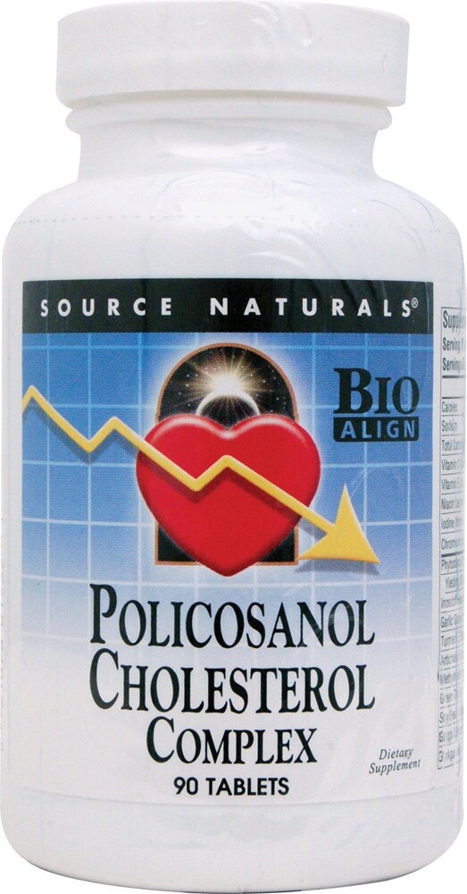 Source Naturals Policosanol Cholesterol Complex -- 90 Tablets