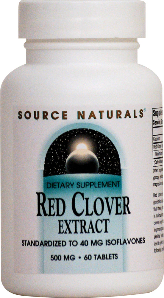 Source Naturals Red Clover Extract -- 500 mg - 60 Tablets