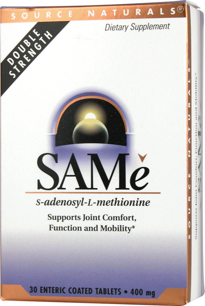 Source Naturals SAMe Double Strength -- 400 mg - 30 Tablets