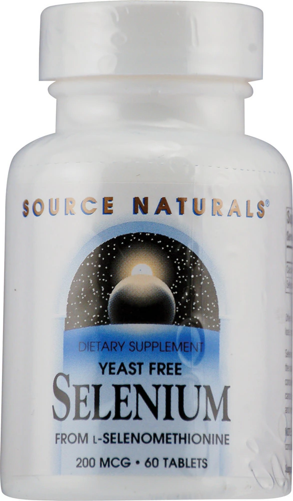 Source Naturals Selenium Yeast Free -- 200 mcg - 60 Tablets