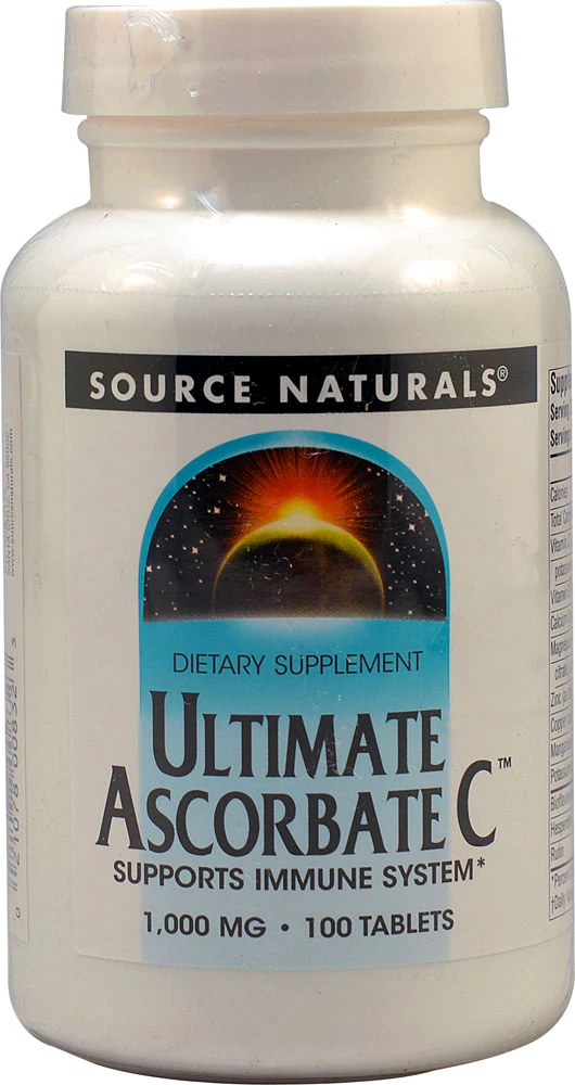 Source Naturals Ultimate Ascorbate C? -- 1000 mg - 100 Tablets