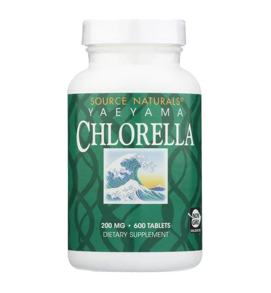 Source Naturals Yaeyama Chlorella -- 200 mg - 600 Tablets