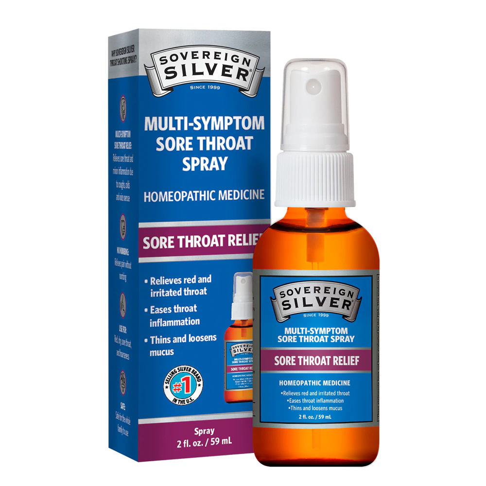 Sovereign Silver Multi Symptom Throat Spray -- 2 fl oz
