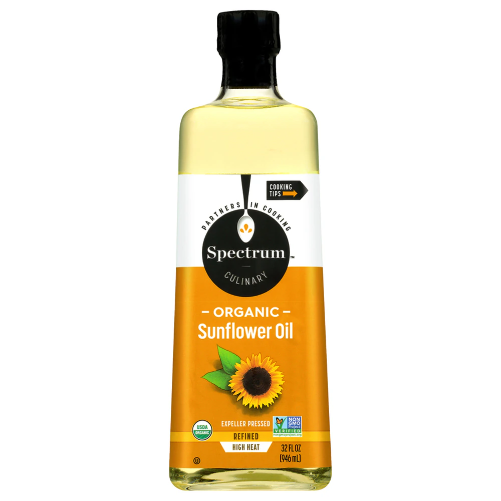 Spectrum Culinary Organic Sunflower Oil -- 32 fl oz