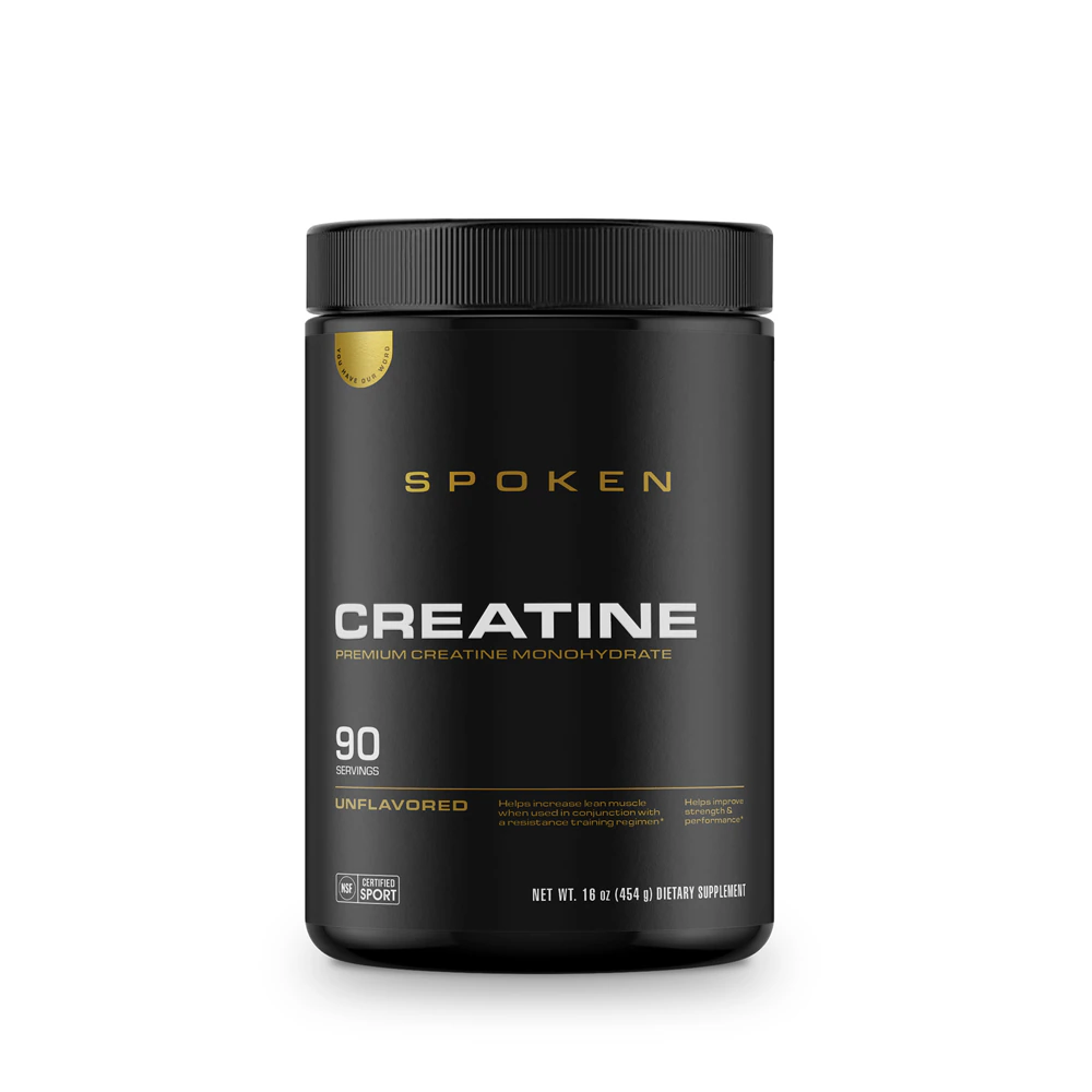 Spoken Nutrition Creatine - NSF Certified for Sport Unflavored -- 90 Servings