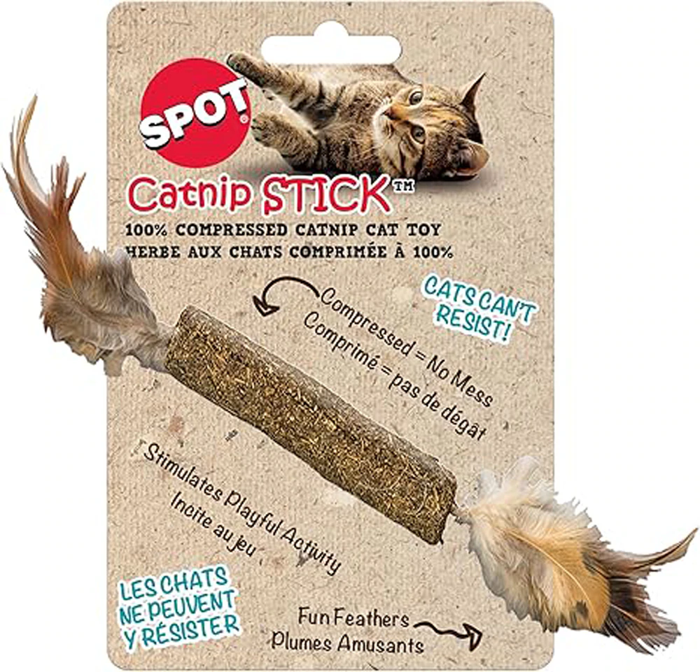 Spot Cat Toy Catnip Stick - 12 Inches -- 1 Stick
