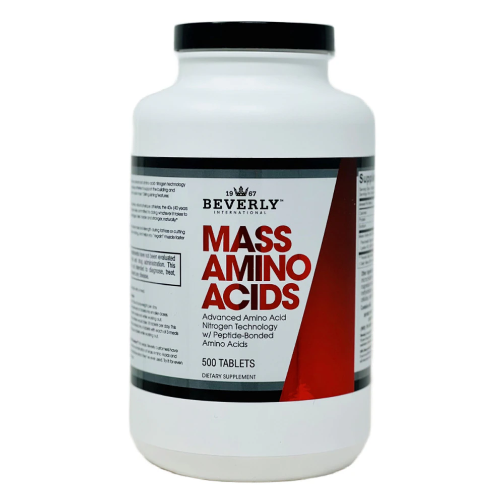 Beverly International Mass Amino Acid Tablets -- 500 Tablets