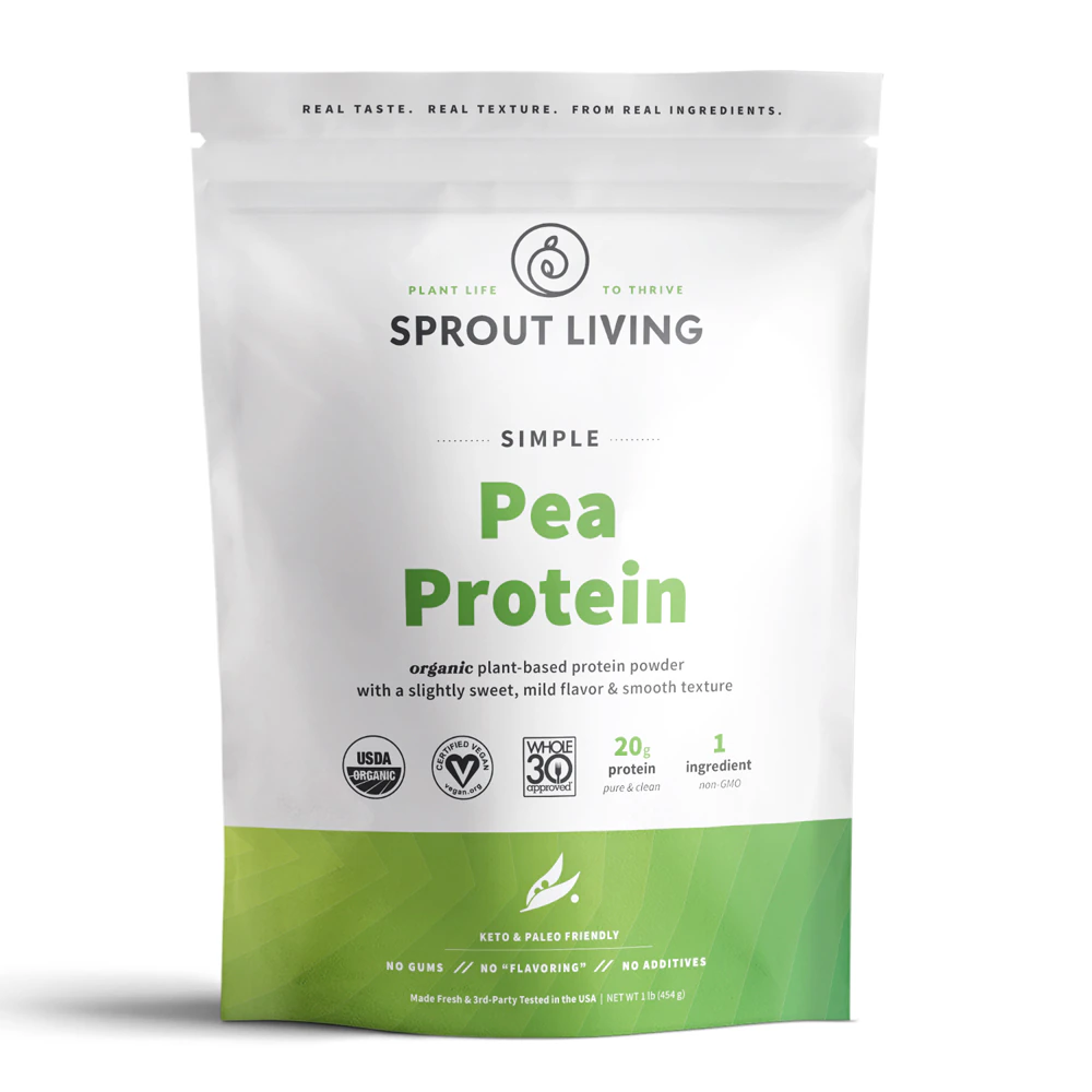 Sprout Living Simple Protein - Organic Pea Protein -- 16 oz