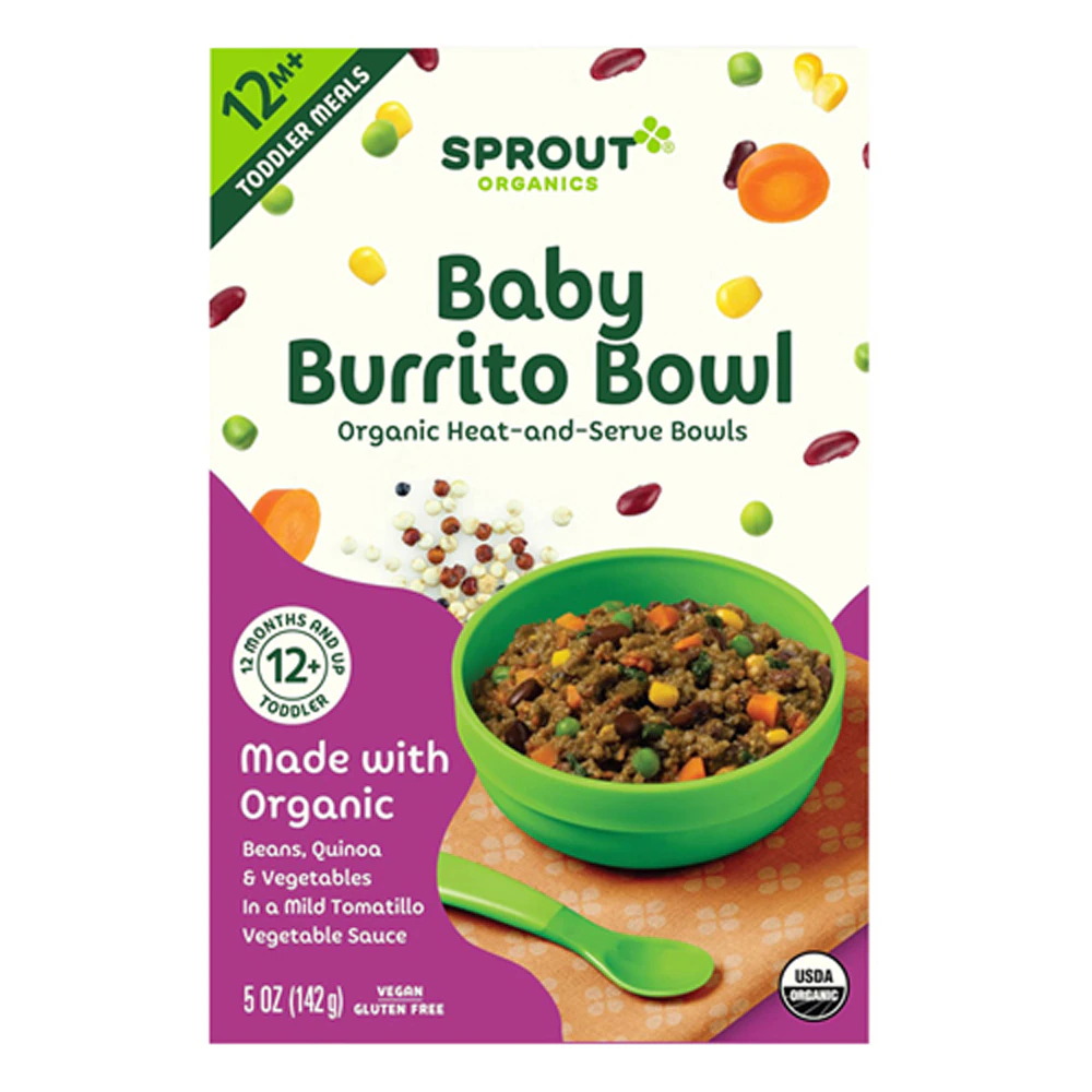 Sprout Organics 12+ Months Power Bowl Baby Burrito -- 5 oz