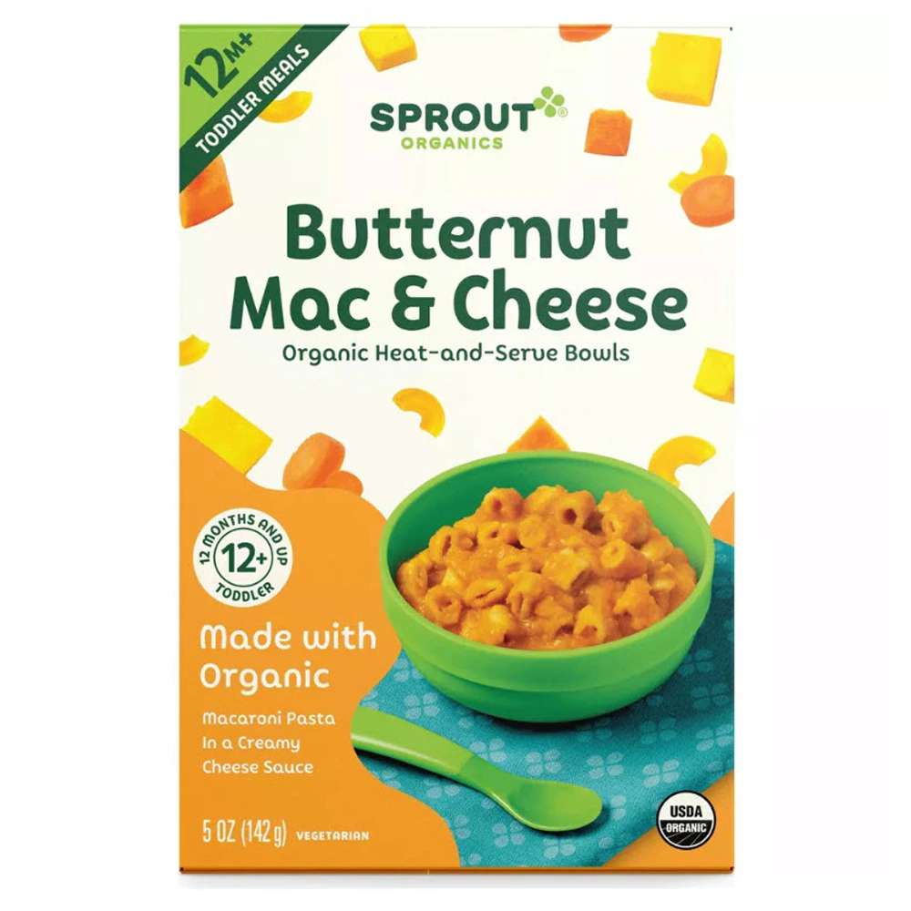 Sprout Organics 12+ Months Power Bowl Butternut Mac & Cheese -- 5 oz