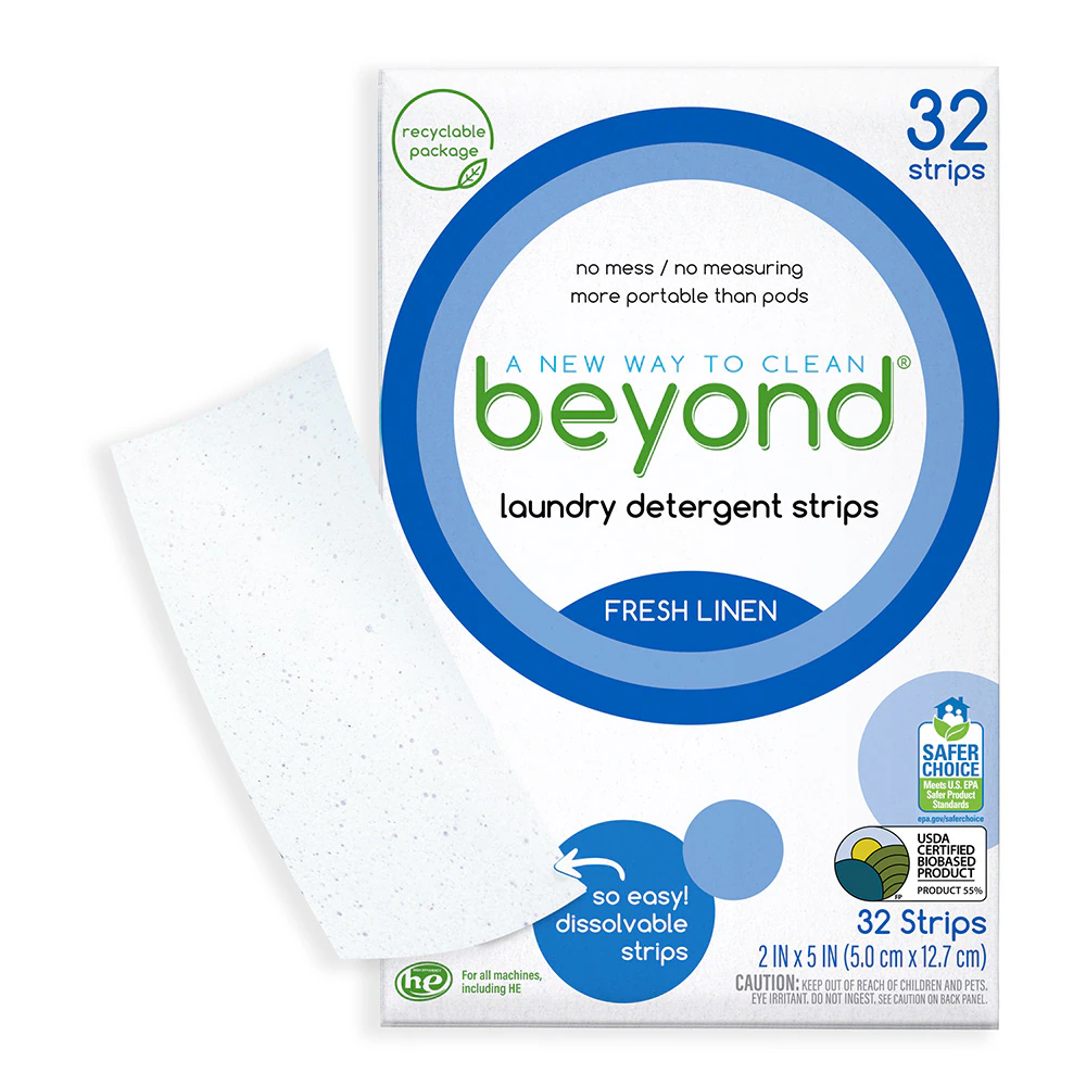 Beyond Laundry Detergent Sheets 32 Loads Fresh Linen -- 32 Strips