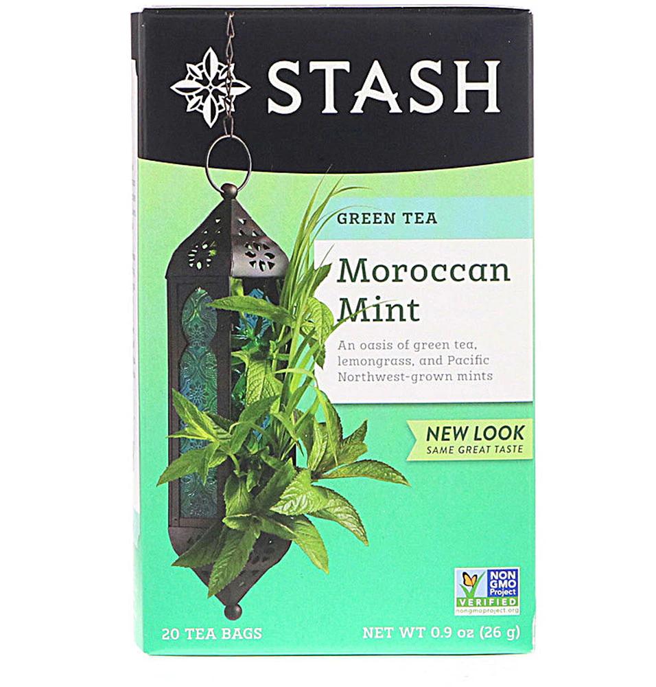 Stash Green Tea Moroccan Mint -- 20 Tea Bags