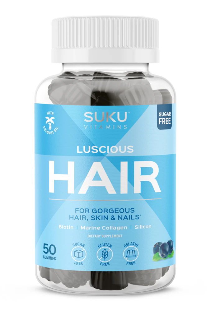 SUKU Vitamins Luscious Hair -- 50 Gummies