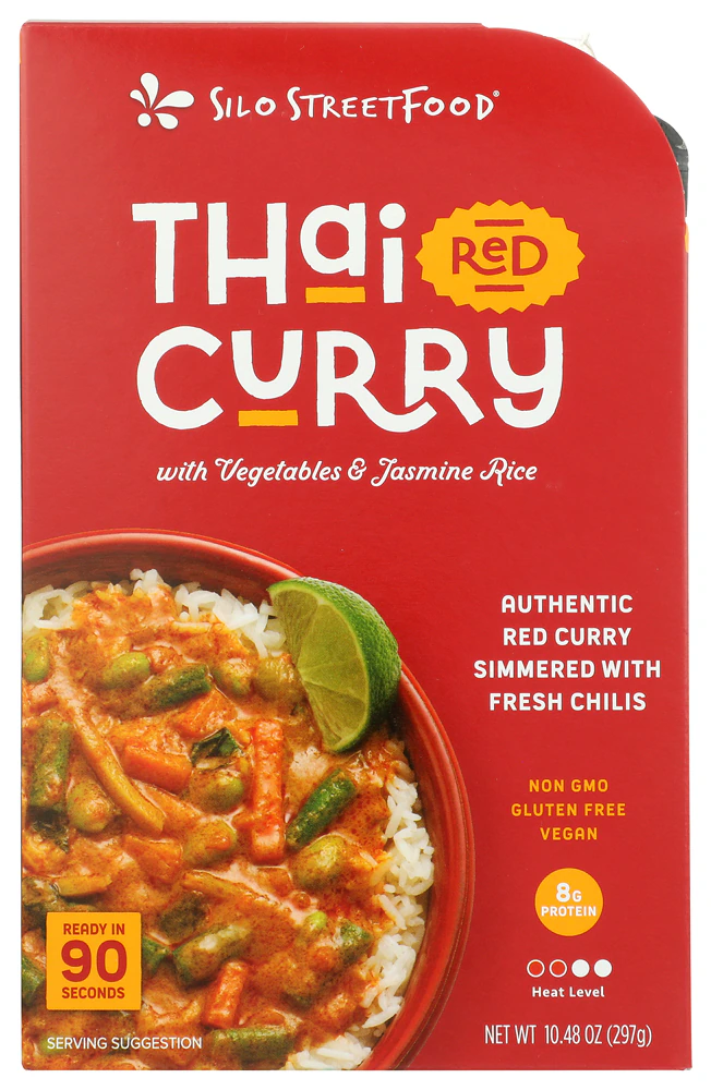 Sun Tropics Silo StreetFood Vegan Gluten Free Vegetables and Jasmine Rice Thai Red Curry -- 10.48 oz
