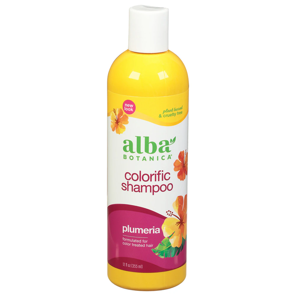 Alba Botanica? Natural Hawaiian Natural Shampoo Colorific Plumeria -- 12 fl oz