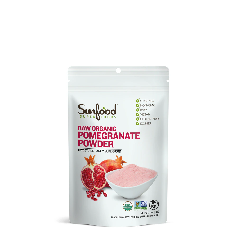 SunFood Raw Organic Pomegranate Powder -- 4 oz
