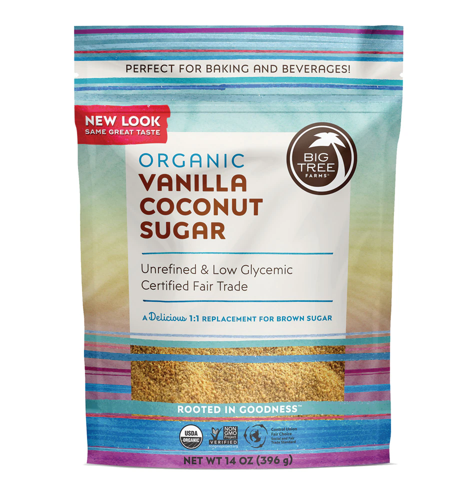 Big Tree Farms Organic Coconut Palm Sugar Vanilla -- 14 oz