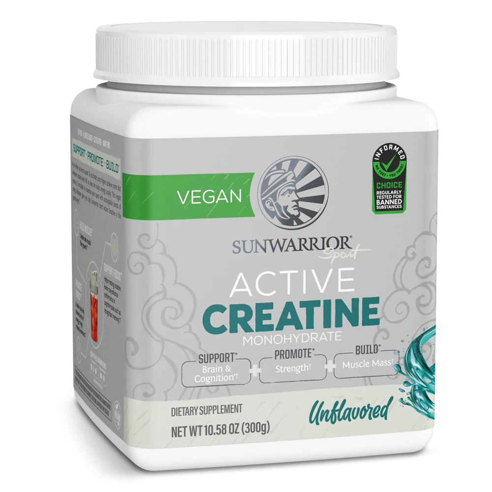 Sunwarrior Active Creatine Unflavored -- 60 Servings