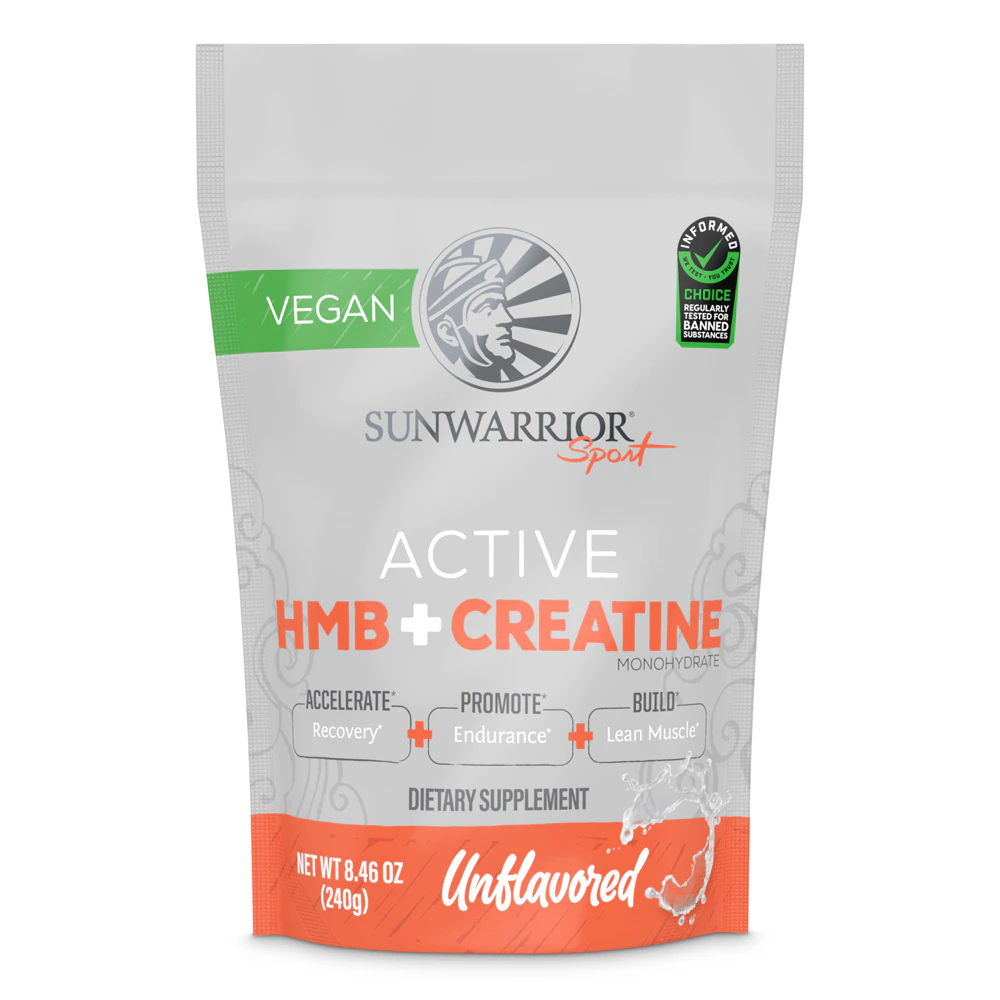 Sunwarrior Active HMB + Creatine Monohydrate For Muscle Growth & Performance Unflavored -- 8.46 oz
