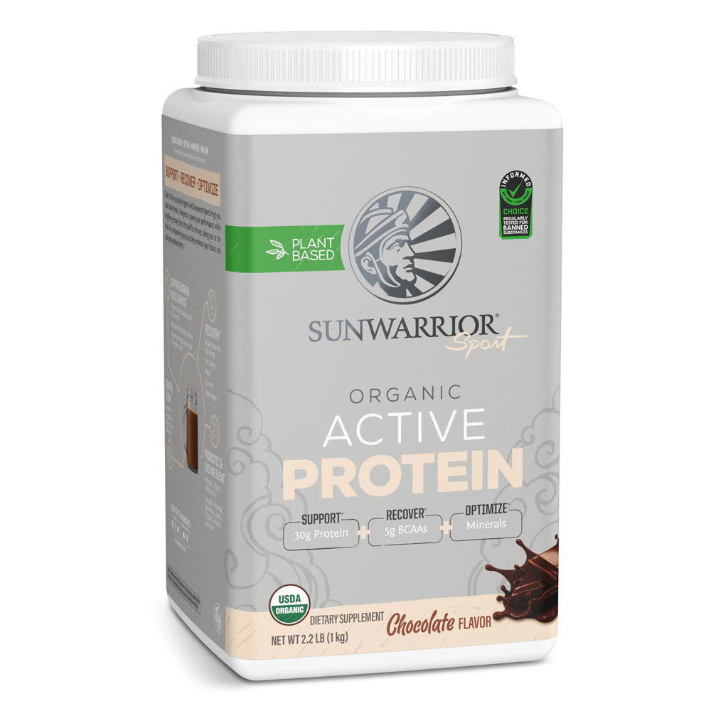 Sunwarrior Active Protein Chocolate -- 20 Servings