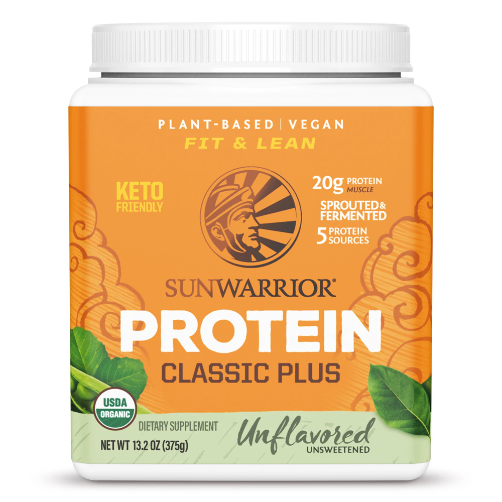 Sunwarrior Classic PLUS Protein Natural -- 13.2 oz