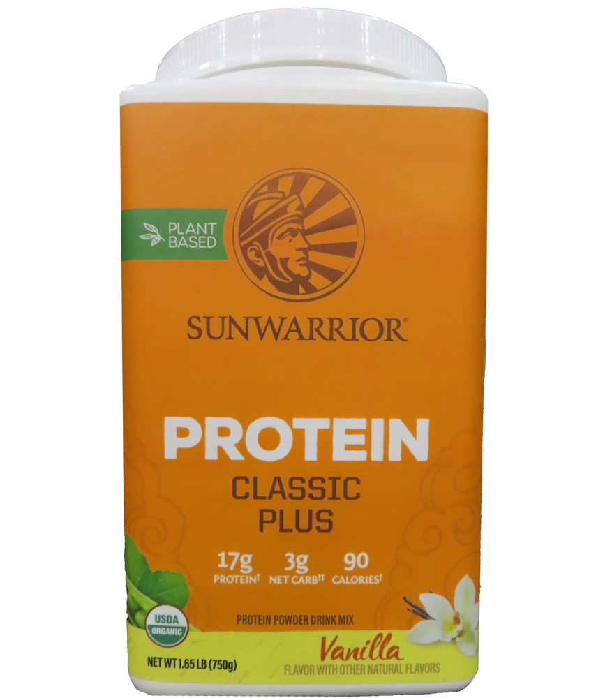 Sunwarrior Classic PLUS Protein Vanilla -- 1.65 lbs